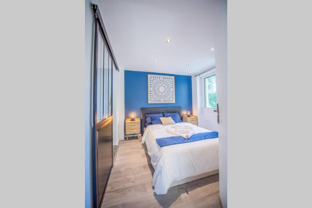 4 Couchages Climatise Direct Plage Wifi Parking Antibes Exterior foto